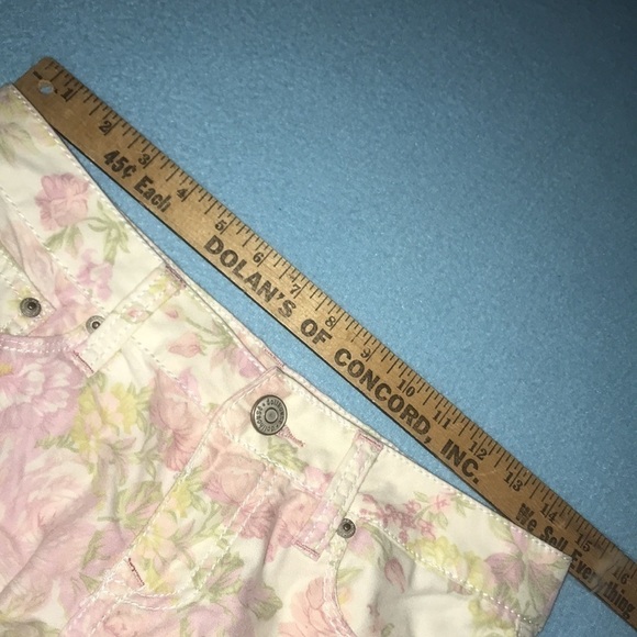 DOLLHOUSE crazy sexy cool Twiggy floral print straight leg size 7 - Picture 8 of 11